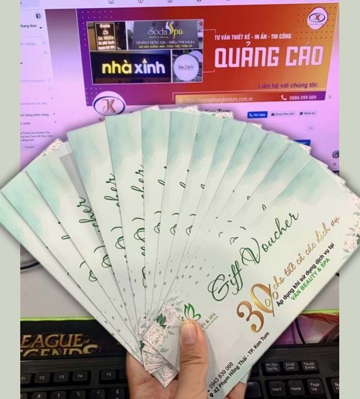 Thiết Kế In Ấn Voucher