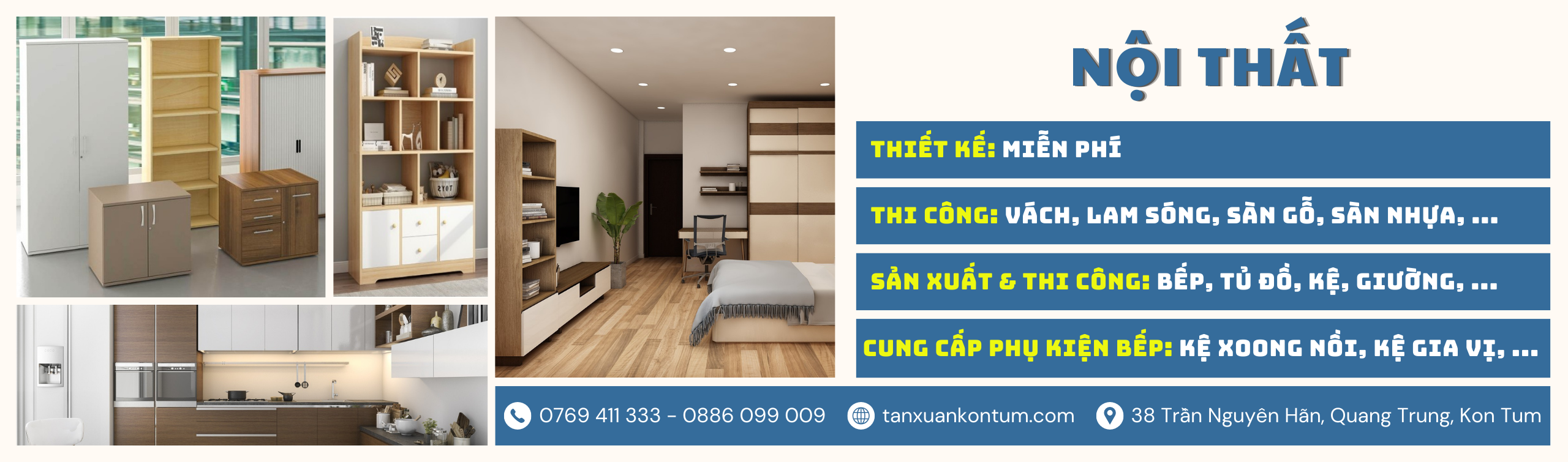 Thi Công Quảng Cáo & Nội Thất